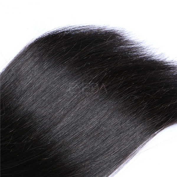 Silk straight brazilian human hair weave LJ208